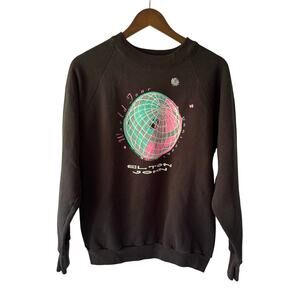 Vintage 80s Elton John World Tour Sweatshirt Size L Fruit of the Loom USA Made